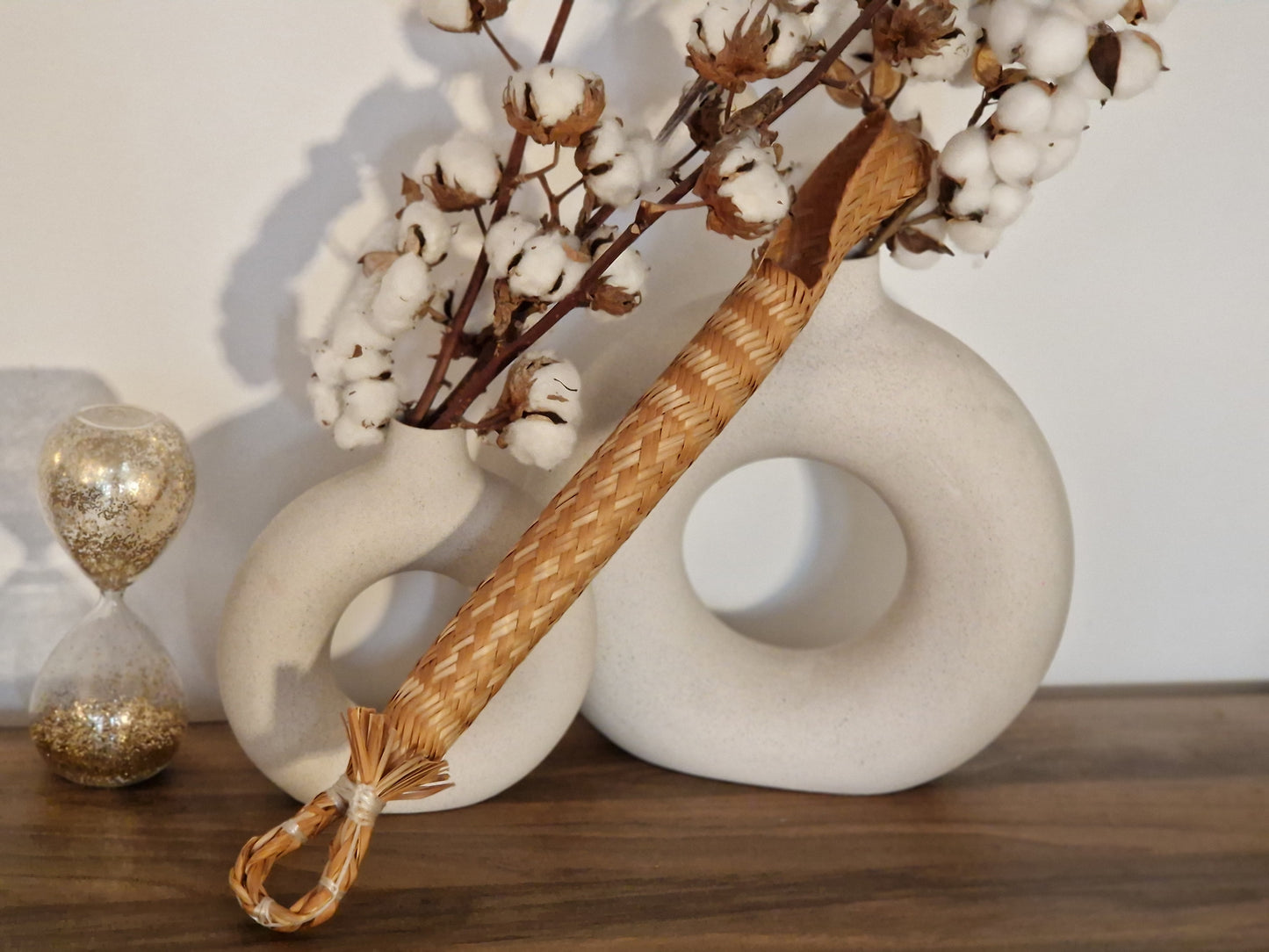 Le Matapi (la couleuvre)permet de presser le manioc râpé afin d'extraire le jus et récupérer la chair pour en faire de la farine.